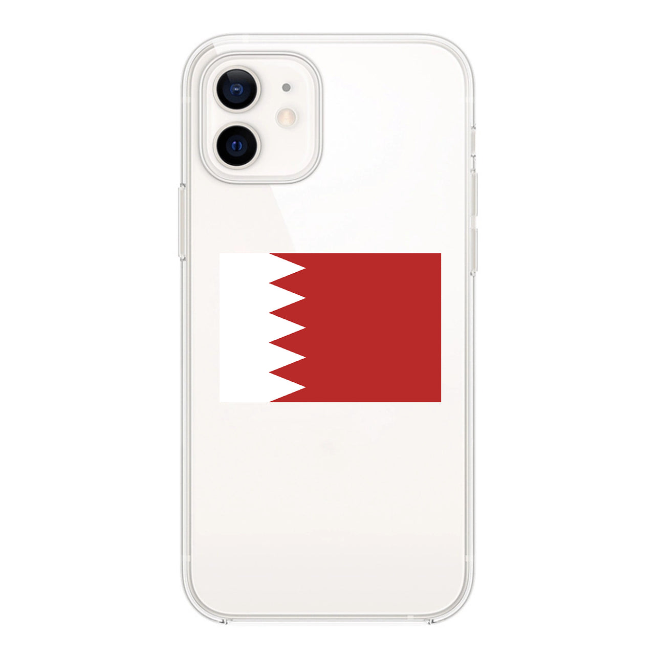 Bahrain Designed Transparent Silicone iPhone Cases