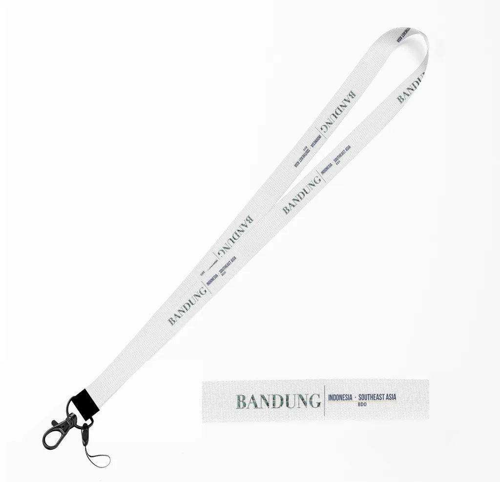 Bandung City Series lanyard - white
