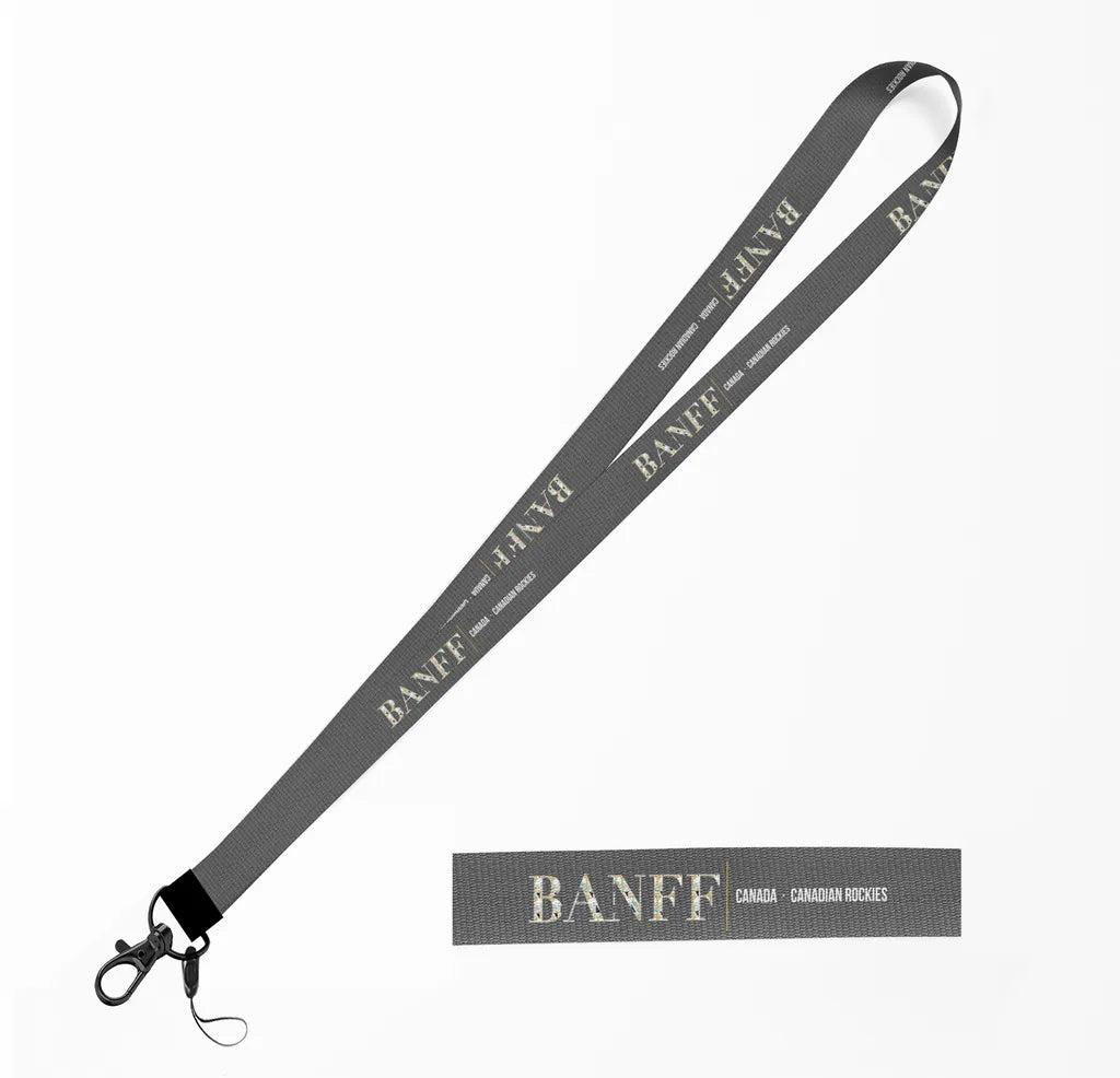Banff City Series lanyard - gray