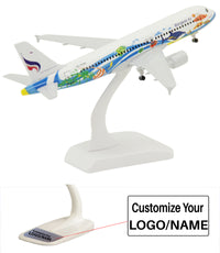 Thumbnail for Bangkok Airways Airbus A320 Airplane Model (20CM)