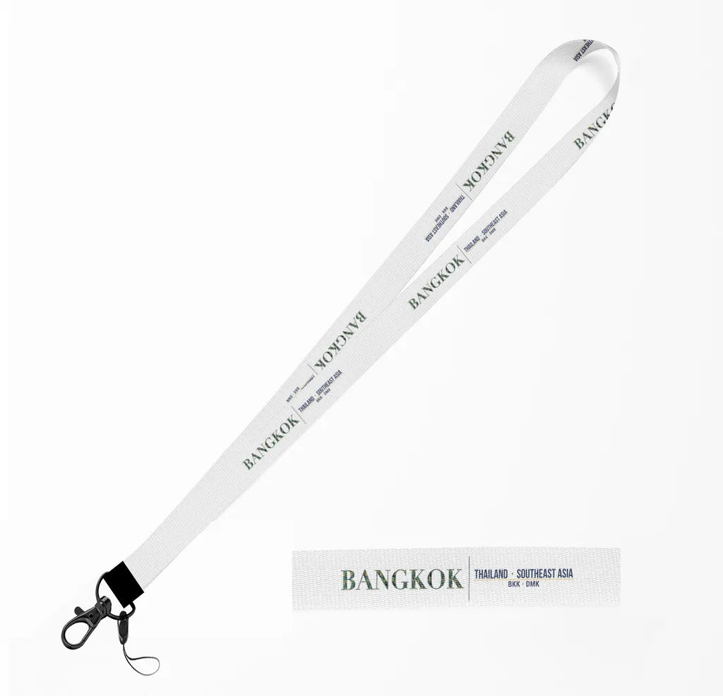 Bangkok City Series lanyard - white