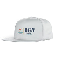 Thumbnail for Bangor International Airport (BGR) snapback - white