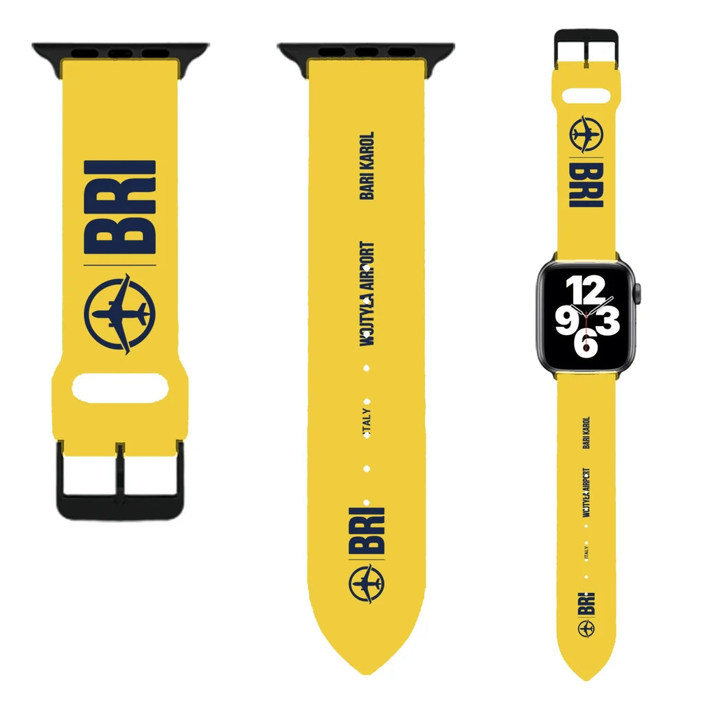 WBV6 | Bari Karol Wojtyła Airport BRI | Yellow (Metal Buckle)