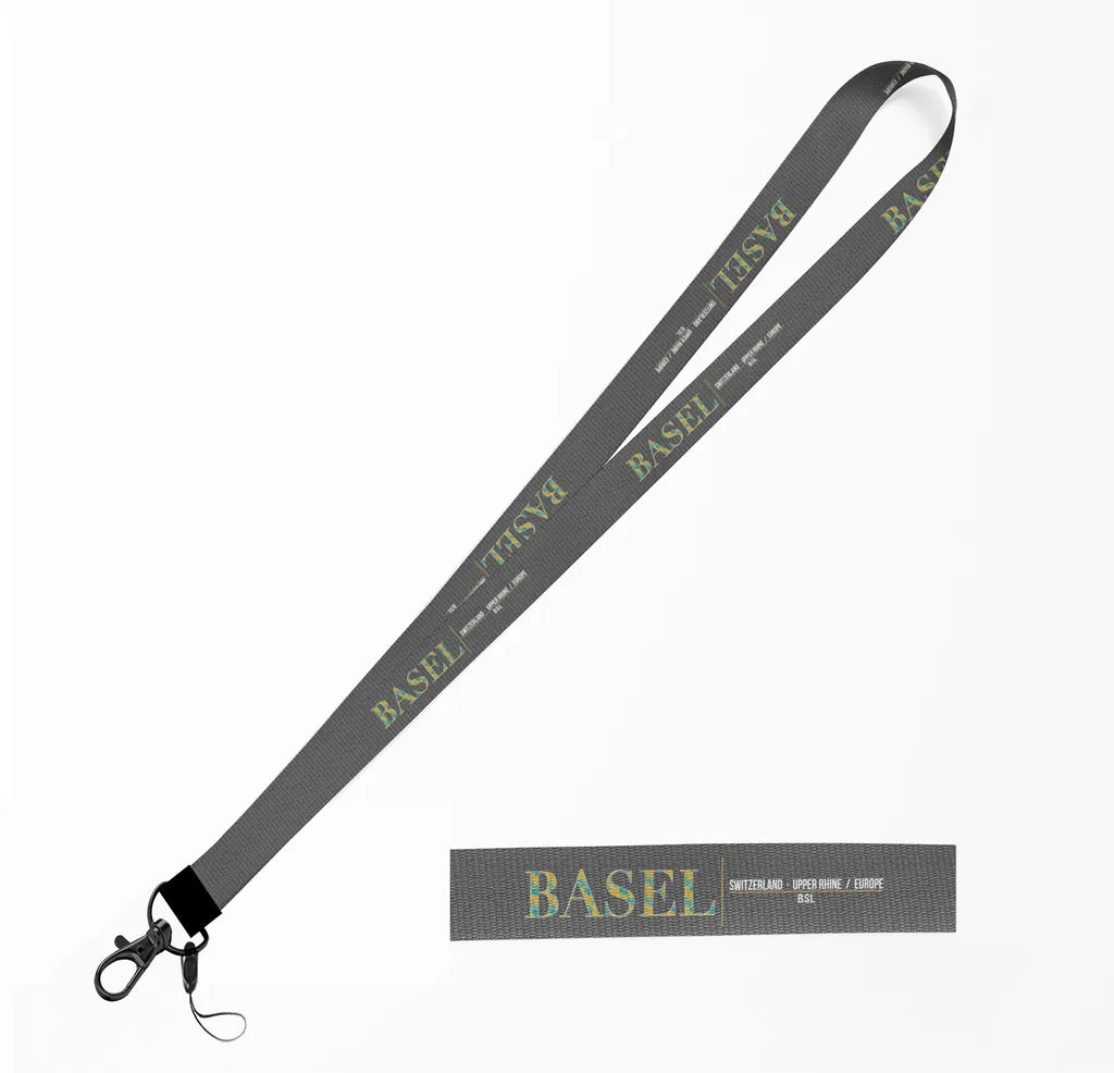 Basel City Series lanyard - gray
