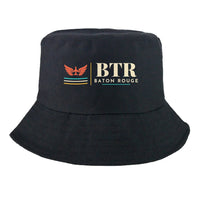 Thumbnail for Baton Rouge Metropolitan Airport (BTR) summer hat - black