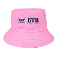 Thumbnail for Baton Rouge Metropolitan Airport (BTR) summer hat - light pink