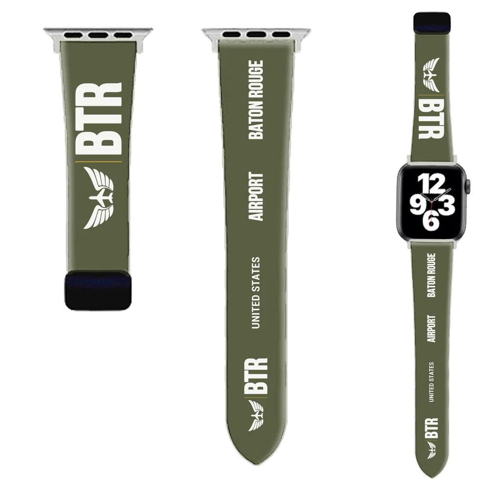 WBV6 | Baton Rouge Metropolitan Airport BTR | Green Army (Magnetic Band)