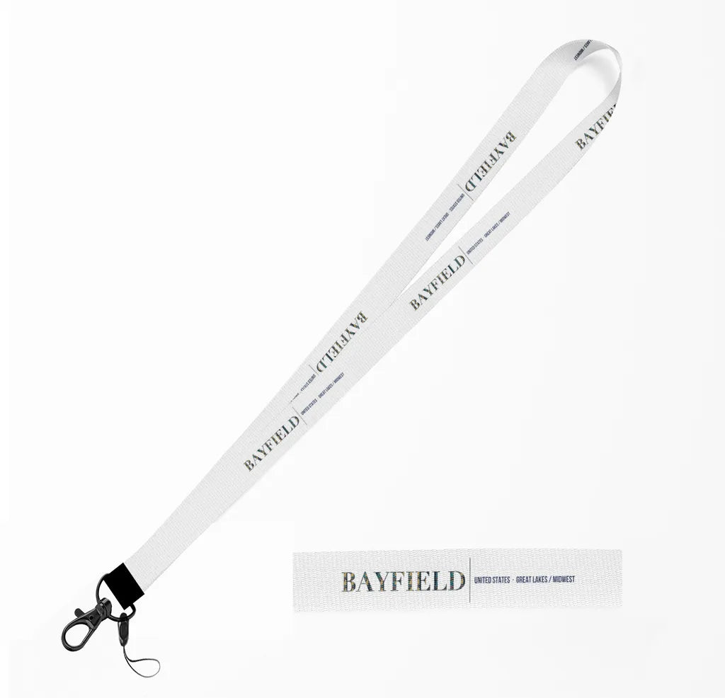 Bayfield City Series lanyard - white