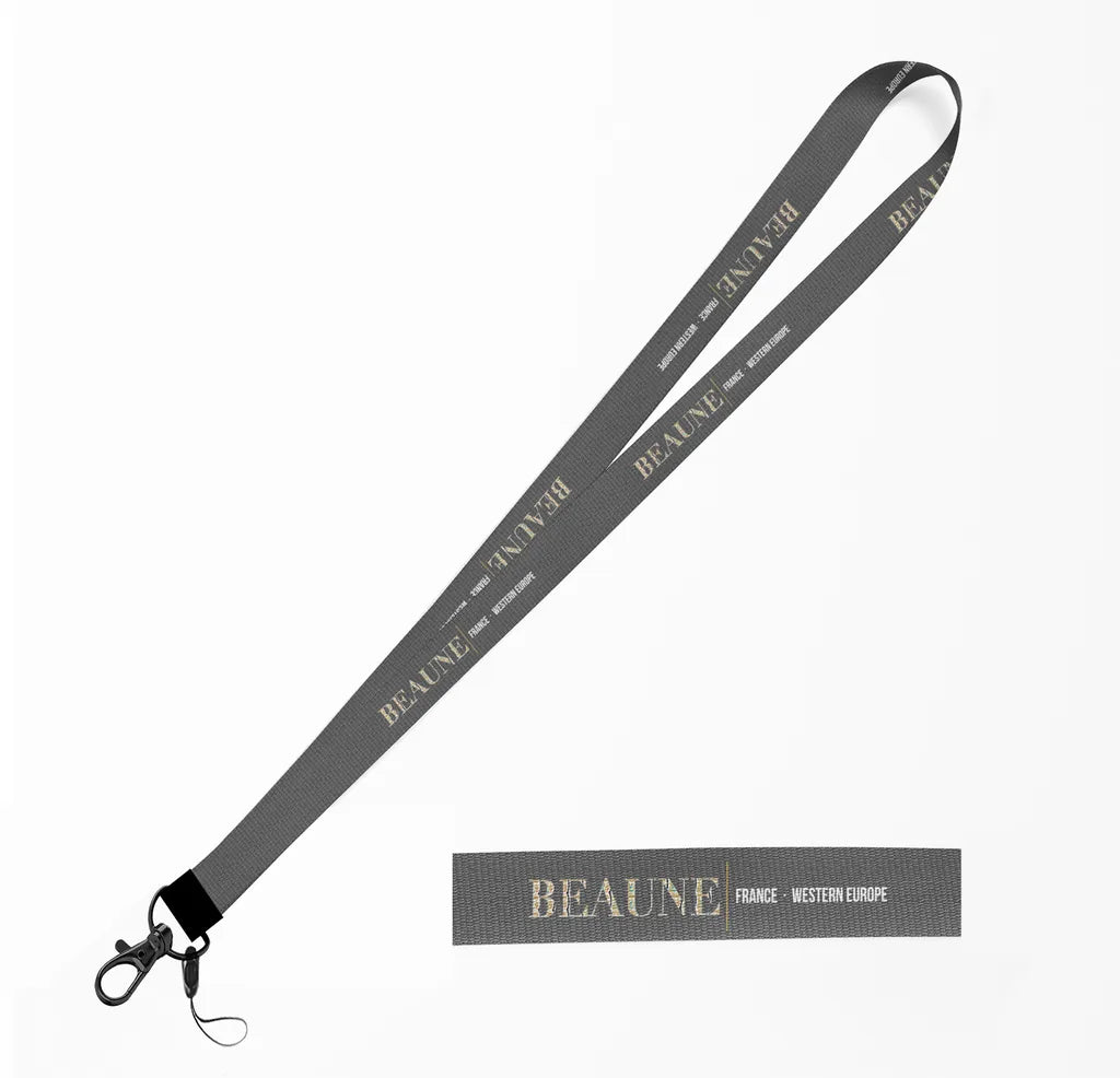 Beaune City Series lanyard - gray