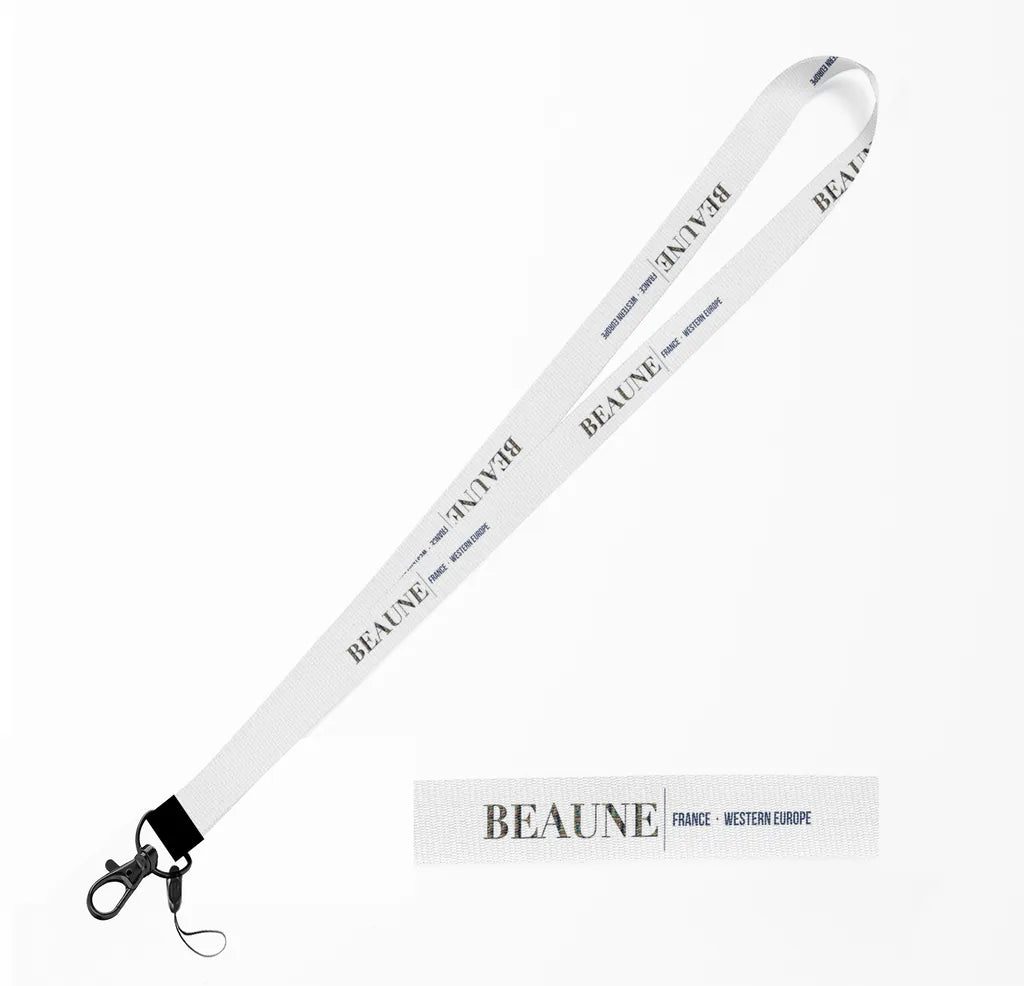 Beaune City Series lanyard - white