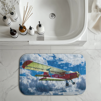Thumbnail for Beautiful Clouds & Antonov-2 Designed Bath Mats