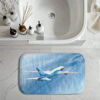 Thumbnail for Beautiful Painting of Boeing 787 Dreamliner Designed Bath Mats