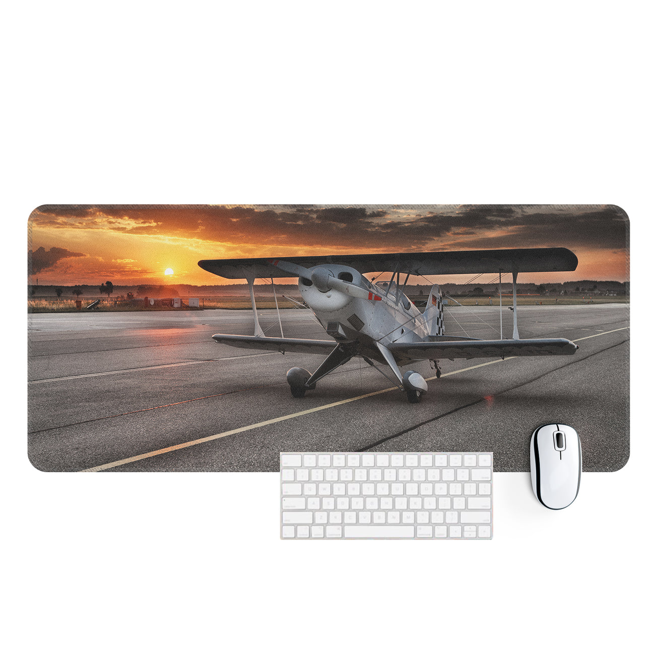 Beautiful Show Airplane Designed Desk Mats