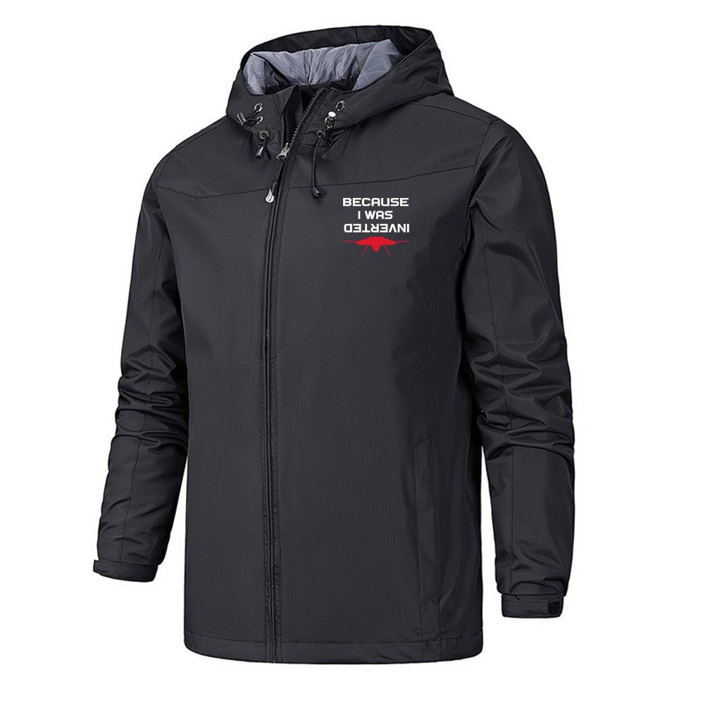 Because I was Inverted Designed Rain Jackets & Windbreakers