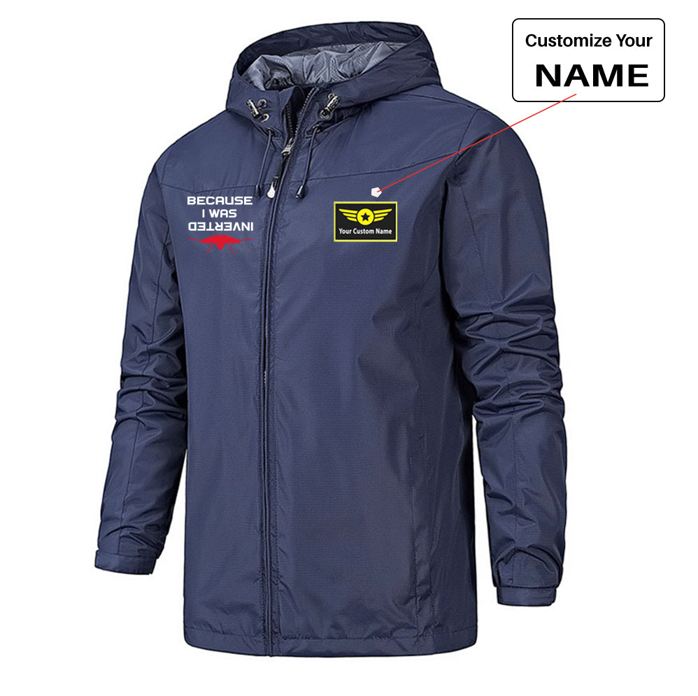 Because I was Inverted Designed Rain Jackets & Windbreakers