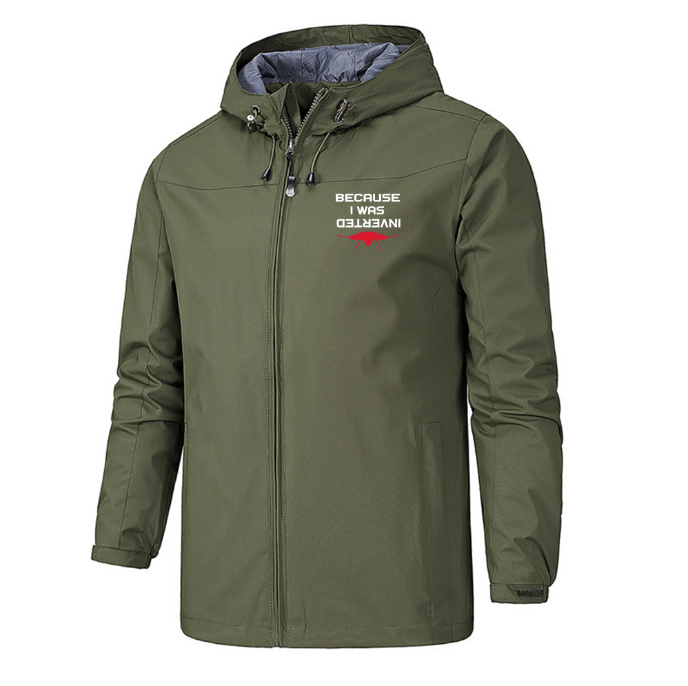 Because I was Inverted Designed Rain Jackets & Windbreakers
