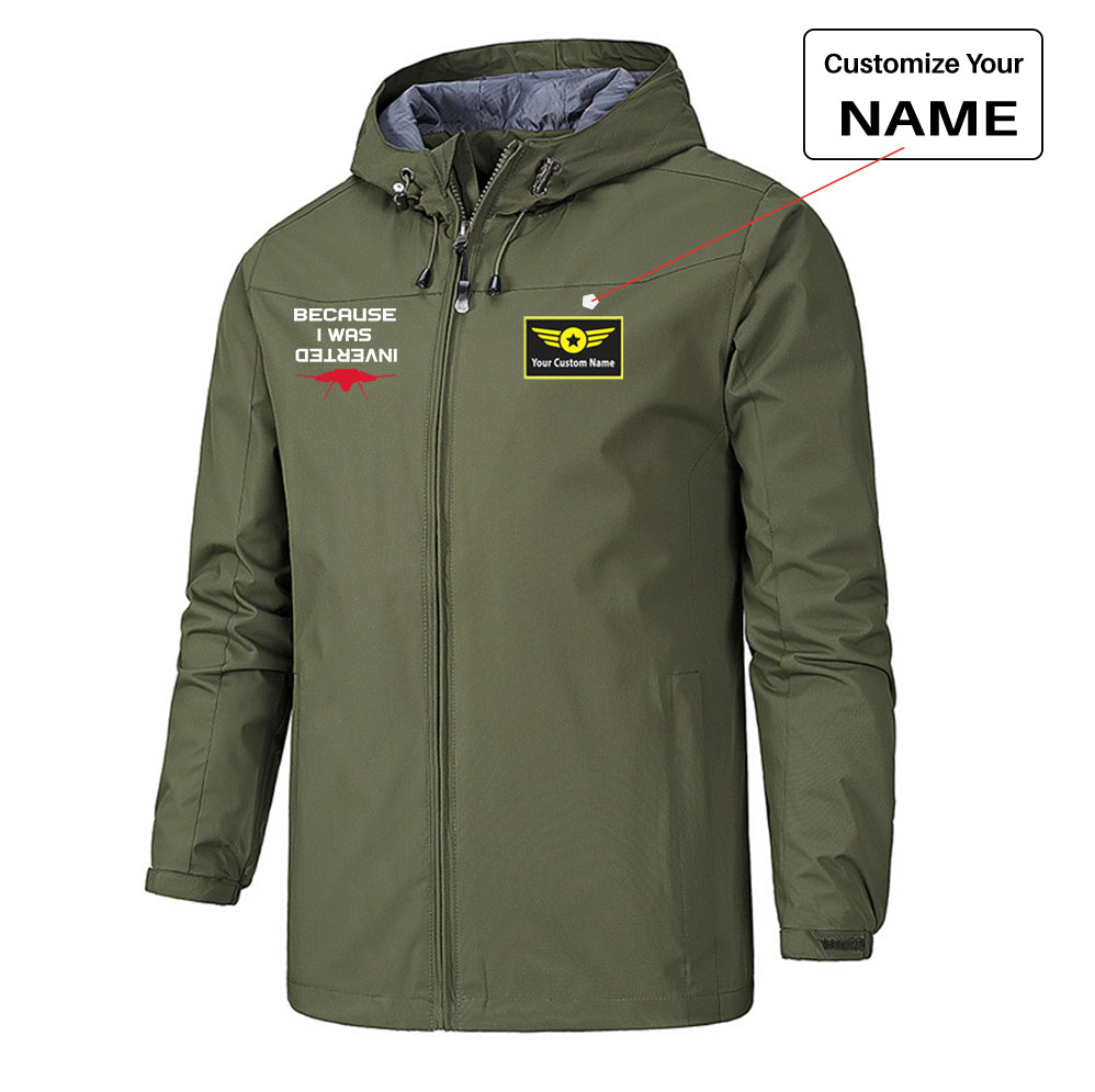 Because I was Inverted Designed Rain Jackets & Windbreakers