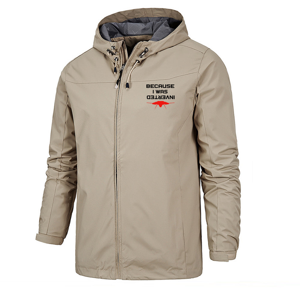 Because I was Inverted Designed Rain Jackets & Windbreakers