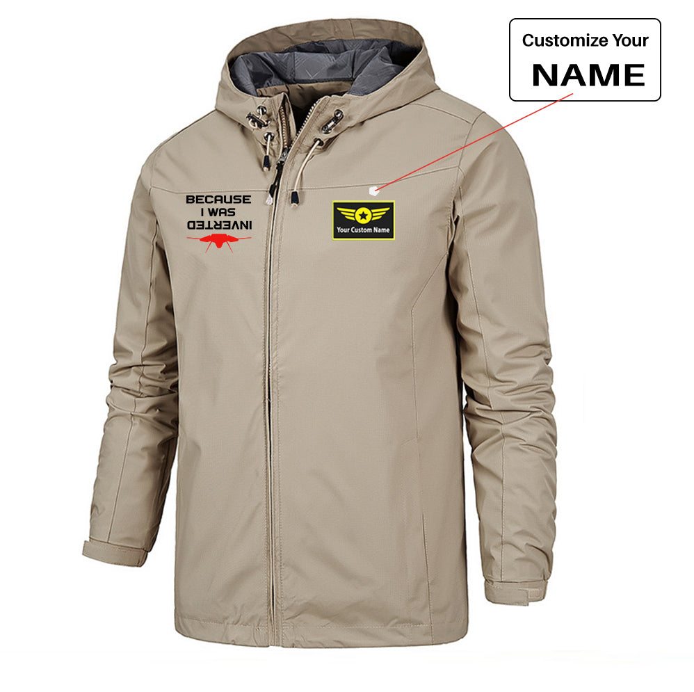 Because I was Inverted Designed Rain Jackets & Windbreakers