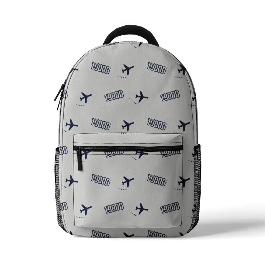 Beechcraft 1900D - 3D Backpack - 3D Pattern - White