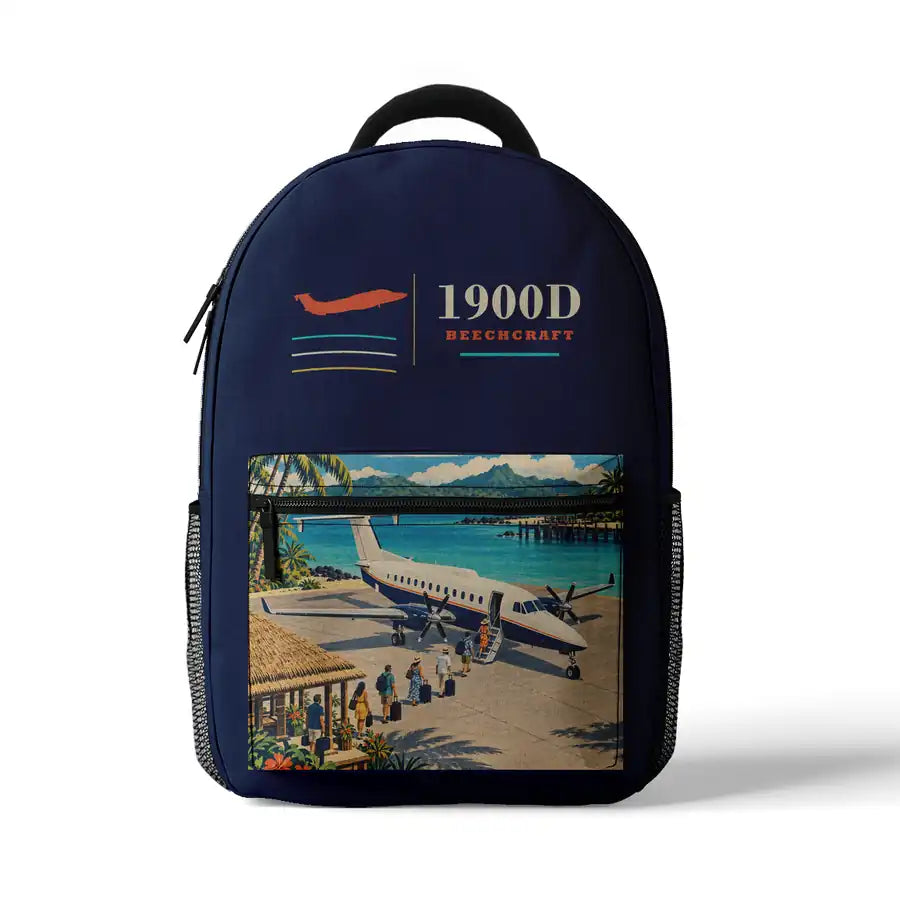 Beechcraft 1900D - 3D Backpack - Dark Blue