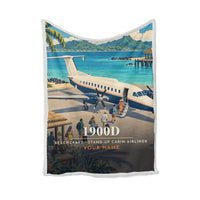 Thumbnail for Beechcraft 1900D - 3D + Name - Blanket - Full Print