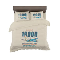 Thumbnail for Beechcraft 1900D - Cartoon - Bedding Set - Beige