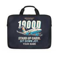 Thumbnail for Beechcraft 1900D - Cartoon + Name - Laptop Bag