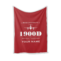 Thumbnail for Beechcraft 1900D - Heritage + Name - Blanket - Red