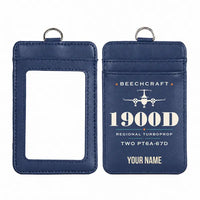 Thumbnail for Beechcraft 1900D - Heritage - ID Card Holder - Navy Blue + Name