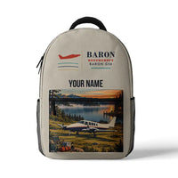 Thumbnail for Beechcraft Baron G58 - 3D Backpack - Beige + Name