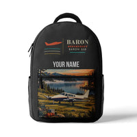 Thumbnail for Beechcraft Baron G58 - 3D Backpack - Gray + Name