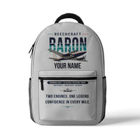 Thumbnail for Beechcraft Baron G58 - 3D Backpack - Original + Name - White