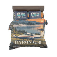 Thumbnail for Beechcraft Baron G58 - 3D - Bedding Set - Full Print
