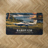 Thumbnail for Beechcraft Baron G58 - 3D - Rectangle Carpet - Full Print