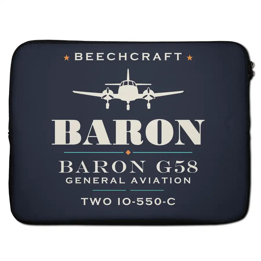 Beechcraft Baron G58 - Heritage - Laptop Sleeve