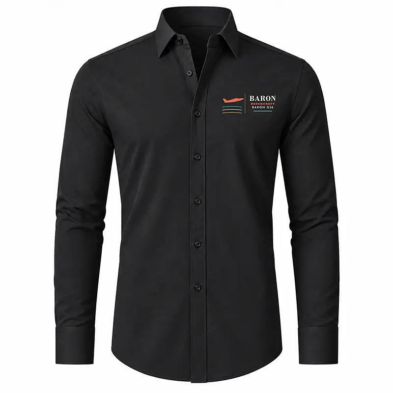 Beechcraft Baron G58 - Long Sleeve Shirt - Poster - Black