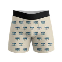 Thumbnail for Beechcraft Baron G58 - Men Boxers - Cartoon Pattern - Beige