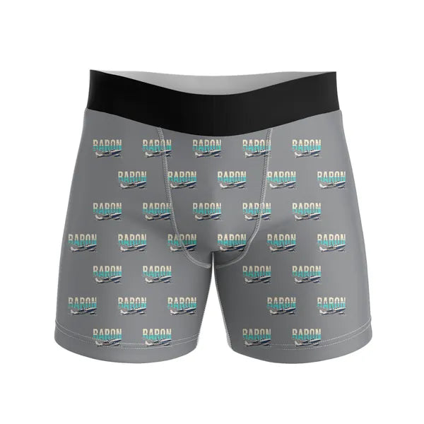Beechcraft Baron G58 - Men Boxers - Original Pattern - Gray