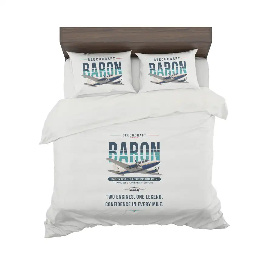 Beechcraft Baron G58 - Original - Bedding Set - White