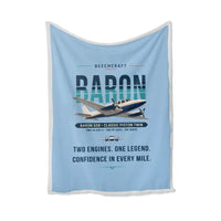 Thumbnail for Beechcraft Baron G58 - Original - Blanket - Light Blue