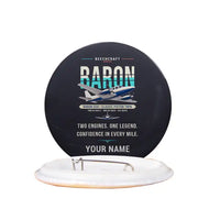Thumbnail for Beechcraft Baron G58 - Original + Name - Pin - Black