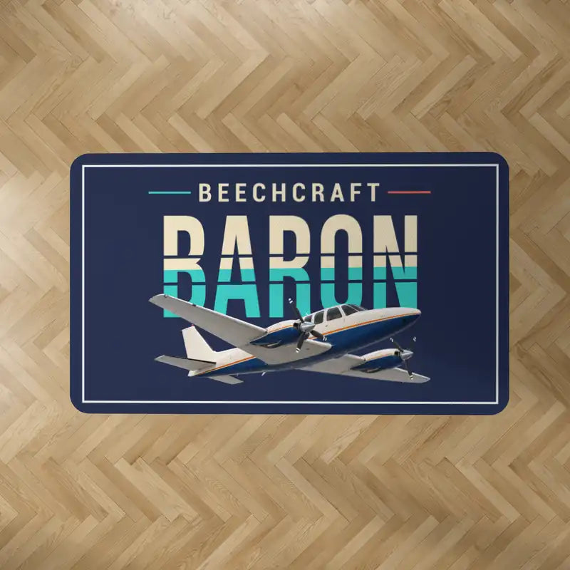 Beechcraft Baron G58 - Original - Rectangle Carpet - Dark Blue