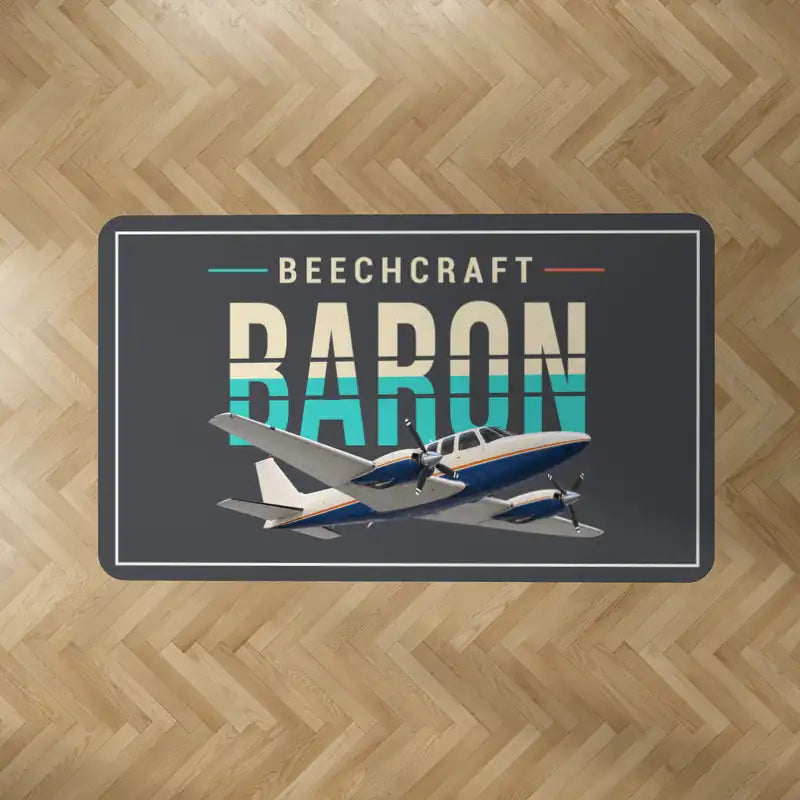 Beechcraft Baron G58 - Original - Rectangle Carpet - Dark Gray
