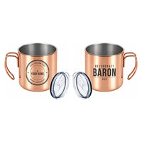 Thumbnail for Beechcraft Baron G58 - Portable Mug - Tag + Name - Copper