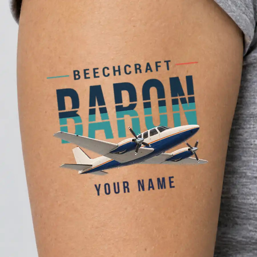 Beechcraft Baron G58 - Tattoo - Original + Name