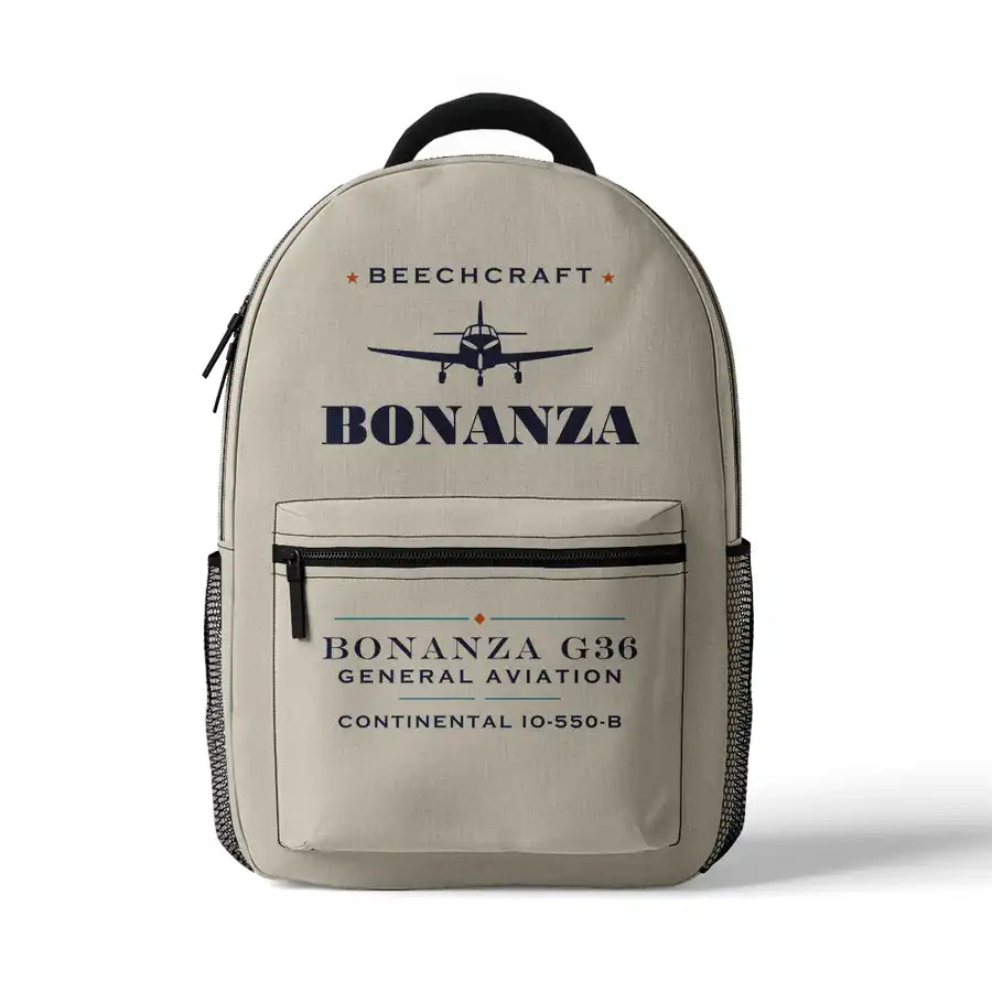 Beechcraft Bonanza G36 - 3D Backpack - Heritage - Beige