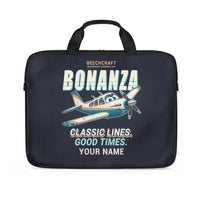 Thumbnail for Beechcraft Bonanza G36 - Cartoon + Name - Laptop Bag