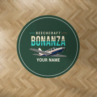 Thumbnail for Beechcraft Bonanza G36 - Original + Name - Round Carpet - Dark Green