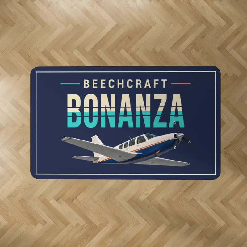 Beechcraft Bonanza G36 - Original - Rectangle Carpet - Dark Blue